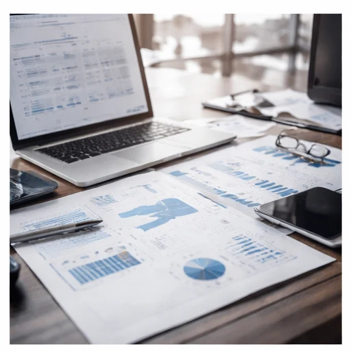 Financial reports on a desk